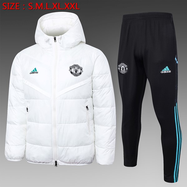 Manteau de duvet Manchester United Ensemble Complet 2024-25 Blanc